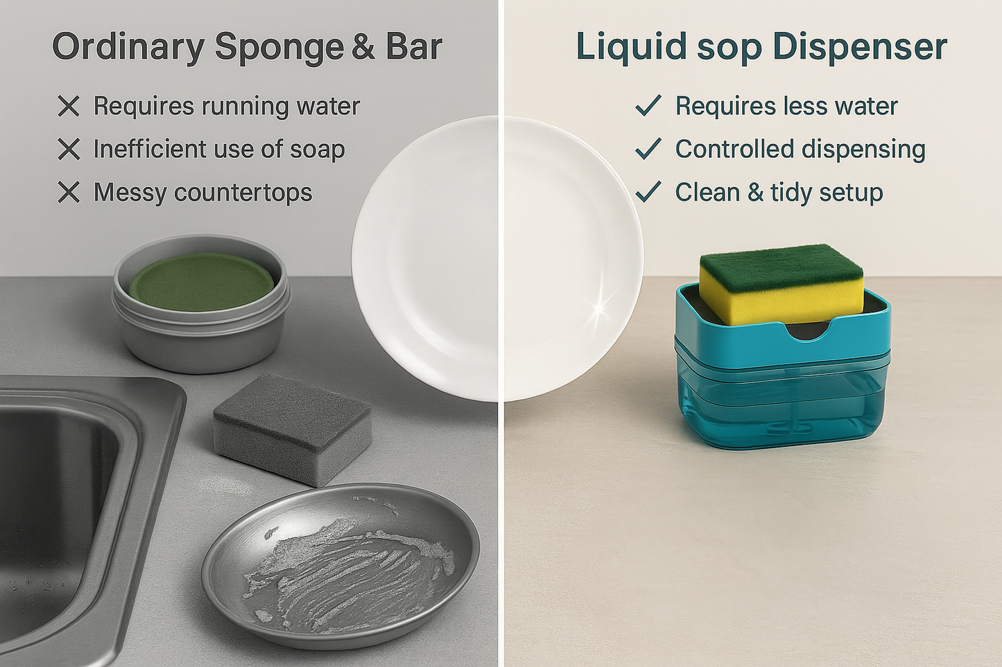 Dish Liquid Soap Dispenser