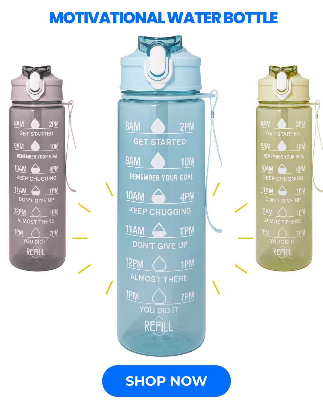 Motivational Water Bottle